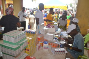 Pharmacy unit at work